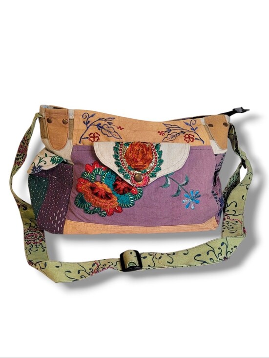 Blue Sky Handbags - Blue Sky Boho Hippie Crossbody Bag